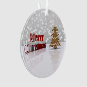 メリークリスマスジンジャーブレッド オーナメント (正面)