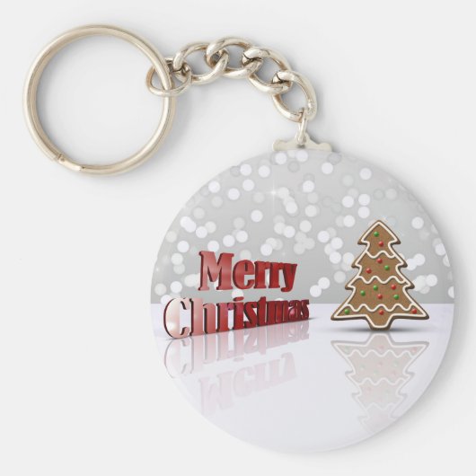 メリークリスマスジンジャーブレッド キーホルダー (正面)