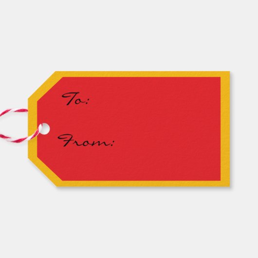 メリークリスマスジンジャーブレッド ギフトタグ (裏面横)