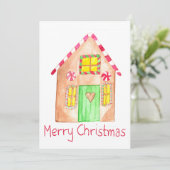 メリークリスマスジンジャーブレッド 招待状 (スタンド正面)