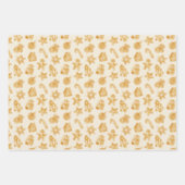 メリークリスマスジンジャーブレッドCookie ラッピングペーパーシート (正面)