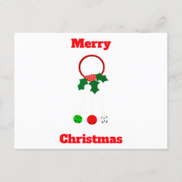 メリークリスマスジンルベルポストカード ポストカード