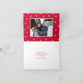 メリークリスマススクお洒落リプトの写真 シーズンカード (内部)