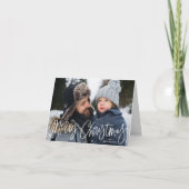 メリークリスマススクお洒落リプトの写真 シーズンカード (正面)