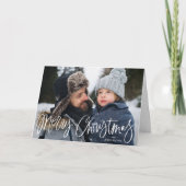 メリークリスマススクお洒落リプトの写真 シーズンカード (正面)