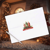 メリークリスマススクエアステッカー スクエアシール