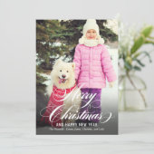 メリークリスマススクエレガントリプトの写真 シーズンカード (スタンド正面)