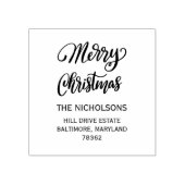 メリークリスマススクカジュアルリプト ラバースタンプ (インプリント)