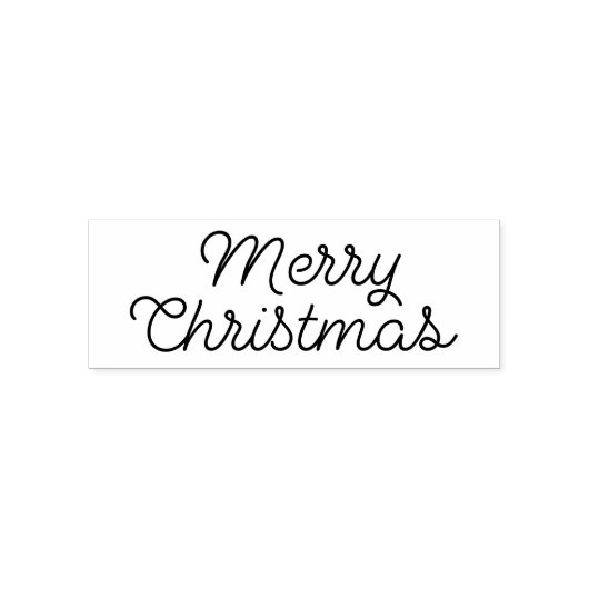 メリークリスマススクミニマルリプト セルフインキングスタンプ (デザイン)