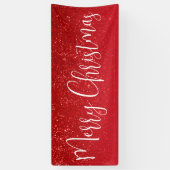 メリークリスマススクモダンリッエレガントクの休日 横断幕 (縦)