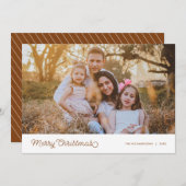 メリークリスマススクモダンリプトの写真 シーズンカード (正面/裏面)