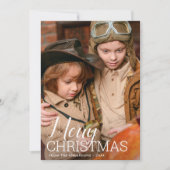 メリークリスマススクモダンリプトの写真 シーズンカード (正面)