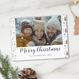 メリークリスマススクモダンリプトの写真 シーズンポストカード