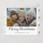 メリークリスマススクモダンリプトの写真 シーズンポストカード (正面)