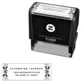 メリークリスマススクモダンリプト差出人住所 セルフインキングスタンプ (インサイチュ)