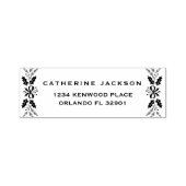 メリークリスマススクモダンリプト差出人住所 セルフインキングスタンプ (デザイン)