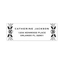 メリークリスマススクモダンリプト差出人住所 セルフインキングスタンプ