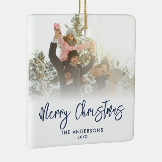 メリークリスマススクモダンリプト2写真 セラミックオーナメント (右)