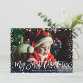 メリークリスマススクモダンリプトPHOTO Greeting シーズンカード (スタンド正面)