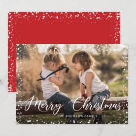 メリークリスマススクモダンリプトPHOTO Greeting シーズンカード