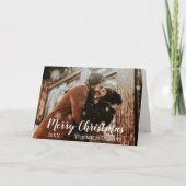 メリークリスマススクリプトの写真 シーズンカード (正面)