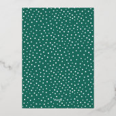 メリークリスマススクリプトの写真 箔シーズンカード (裏面)