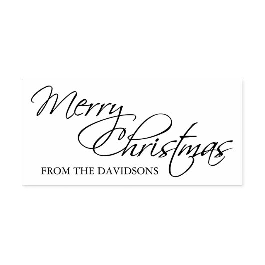 メリークリスマススクリプトカスタムラバーアートスタンプ ラバースタンプ (インプリント)