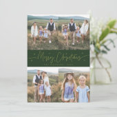 メリークリスマススクリプトグリーン数々の写真 シーズンカード (スタンド正面)