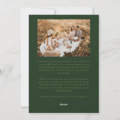 メリークリスマススクリプトグリーン数々の写真 シーズンカード (裏面)