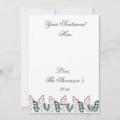 メリークリスマススクリプトシンプルキュートフェスティバル シーズンカード (裏面)