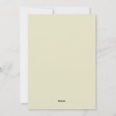 メリークリスマススクリプトツリーのスターレッドモダングリーン シーズンカード (裏面)