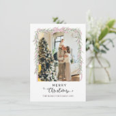 メリークリスマススクリプトピンクボウ写真 シーズンカード (スタンド正面)