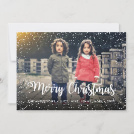 メリークリスマススクリプトホリディースノー シーズンカード