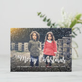 メリークリスマススクリプトホリディースノー シーズンカード (スタンド正面)