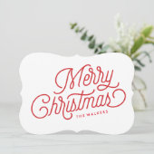 メリークリスマススクリプトホリデーカード シーズンカード (スタンド正面)