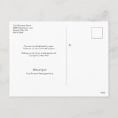 メリークリスマススクリプトホリデーラ企業のイト シーズンポストカード (裏面)