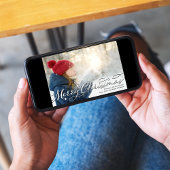 メリークリスマススクリプト写真テンプレート シーズンカード