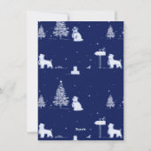 メリークリスマススクリプト写真海軍トワール シーズンカード (裏面)