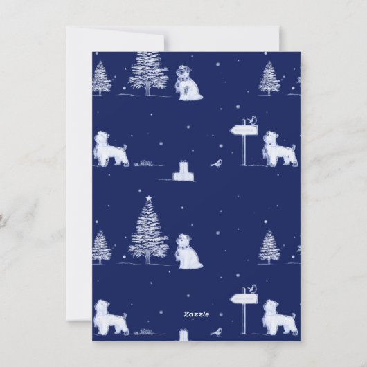 メリークリスマススクリプト写真海軍トワール シーズンカード (裏面)