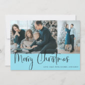 メリークリスマススクリプト2フォトホリデーブルー (正面)