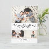 メリークリスマススクリプト3数々のコラージュ – 写真 シーズンカード (スタンド正面)