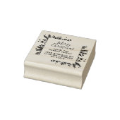 メリークリスマススクリプト&グリーンリー差出人住所 ラバースタンプ (スタンプ)