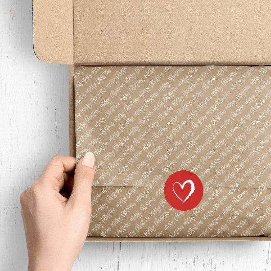 メリークリスマススクリプト |編集可能な色 薄葉紙