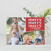 メリークリスマススクリプモダント緑3枚の写真 (スタンド正面)