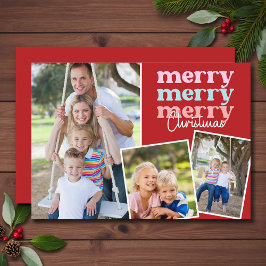 メリークリスマススクリプモダント緑3枚の写真