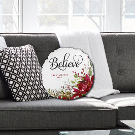 メリークリスマススク信じリプト ラウンドクッション