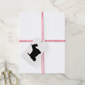 メリークリスマススコットランド犬 ギフトタグ (より糸付き)