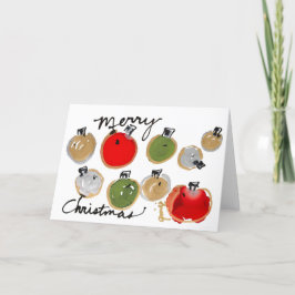 メリークリスマスススススパークル空白のカード サンキューカード