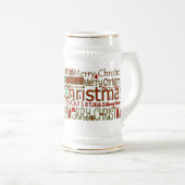 メリークリスマススタイン ビールジョッキ (正面右)