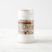 メリークリスマススタイン ビールジョッキ (中央)